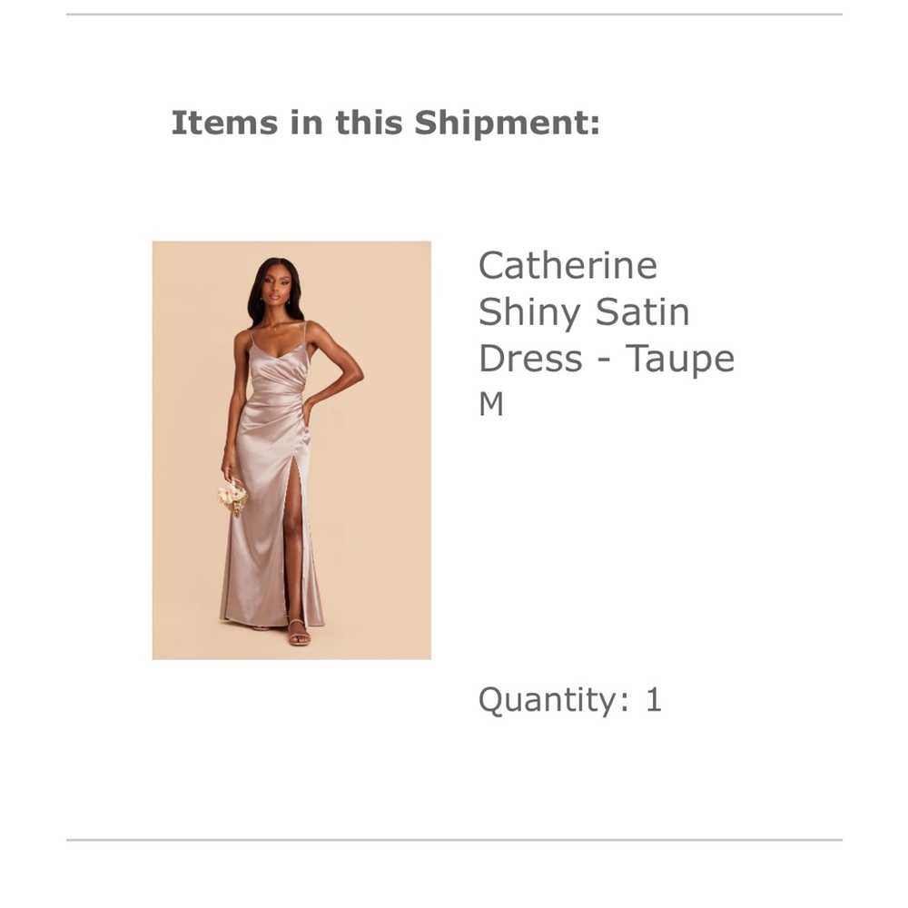 Birdy Grey Catherine Satin Maxi Dress in Taupe - Picture 5 of 5